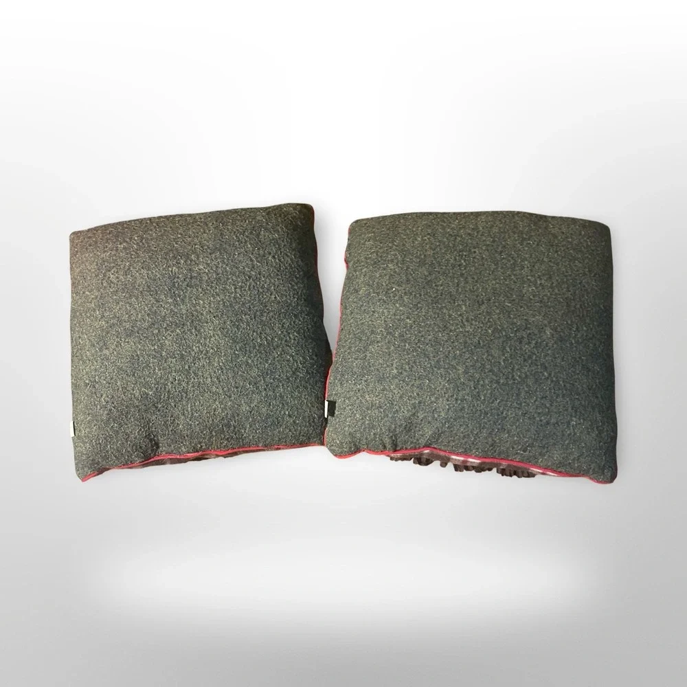 Set of 2‎ Western Santa Claus Decor Throw Pillows Christmas Holiday Decor cozy